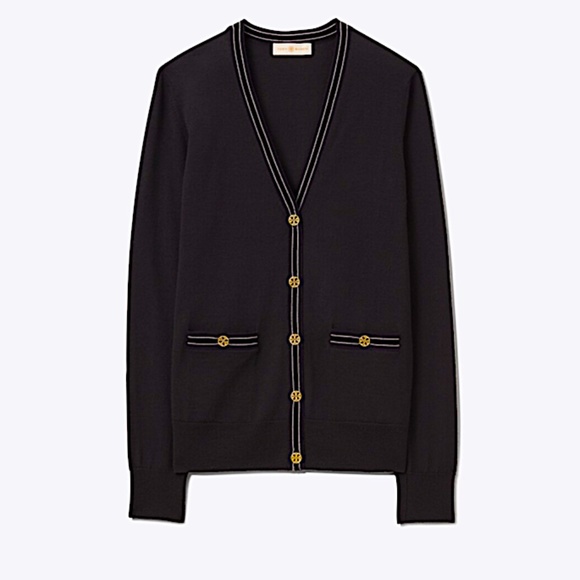 TORY BURCH Madeline wool cardigan - Picture 12 of 12